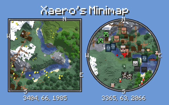 Xaero的小地图 (Xaero's Minimap)