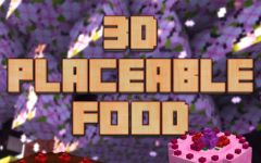 3D Placeable Food