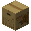装山茶花的纸板箱 (Camellia Cardboard Box)