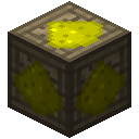 黄色褐铁矿粉板条箱 (Crate of Yellow Limonite Dust)