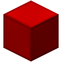 红色 光滑塑料方块 (Red Slick Plastic Block)