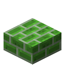 亮绿色砖台阶 (Lime Bricks Slab)