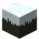 覆雪密草暗花岗岩 (Snowy Black Granite Overgrown Stone)