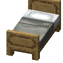 Light Gray Oak Fancy Bed (Light Gray Oak Fancy Bed)