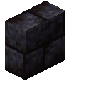 磨制黑石砖竖直台阶 (Polished Blackstone Brick Vertical Slab)