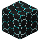 精细Hexorium方块 (青色) (Engineered Hexorium Block (Cyan))