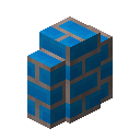Brick Bright Blue Wall (Brick Bright Blue Wall)