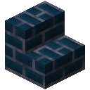 Colored Brick Midnight Blue Stairs (Colored Brick Midnight Blue Stairs)