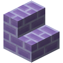 Colored Brick Light Lavender Stairs (Colored Brick Light Lavender Stairs)