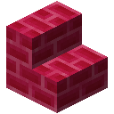 Colored Brick Hot Pink Stairs (Colored Brick Hot Pink Stairs)