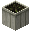 白橙木花盆 (Orange Wood Planks Flowerpot (White))