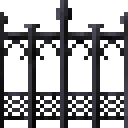 花园篱笆（黑色） (Iron Fence (Black))