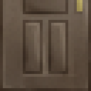 棕色板门（5格） (Brown 5 Panels Door)