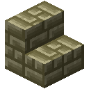 细纹褐岩石砖楼梯 (Small Brownstone Bricks Stairs)
