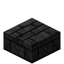 裂纹黑砖台阶 (Cracked Dark Brick Slab)
