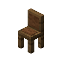 Brown Cushioned Spruce Chair