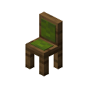 Green Cushioned Spruce Chair