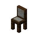Light Gray Cushioned Dark Oak Chair