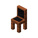 Black Cushioned Acacia Chair