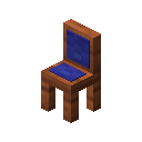 Blue Cushioned Acacia Chair