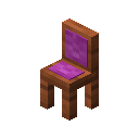 Magenta Cushioned Acacia Chair