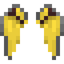 Yellow Mechanical Feathered Wings