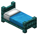 诡异木淡蓝色经典床 (Warped Light Blue Classic Bed)
