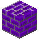 荧光紫色染色砖块 (Luminous Purple Stained Bricks)