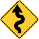 Winding Roads Sign