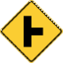 Right Side Road Sign