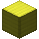 黄色蓝宝石板块 (Block of Crystalline Yellow Sapphire Plate)
