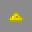 小堆黄色石榴石粉 (Tiny Pile of Yellow Garnet Dust)