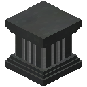 黑色东陵石凹槽柱