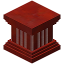 红色缟玛瑙凹槽柱