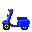 摩托车(蓝)