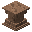 棕色蘑菇陶立克柱