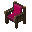 原木椅子（紫红色） (Log Chair Fuchsia)
