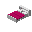 存储床（白色，紫红色）