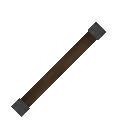 铁杖端木质法杖