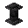 Black Marble Bricks Pillar