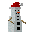 Red Snowman