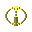 Gold Oval Lantern