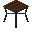 Metal/Dark Oak Large Square Table (Metal/Dark Oak Large Square Table)