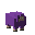 Purple Sheep Statue