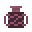 品红色陶瓦花瓶