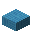 Checkered Wool Dark Aqua Blue Slab