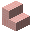 Checkered Wool Baby Pink Stairs (Checkered Wool Baby Pink Stairs)