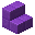Purple Stone Brick Stairs