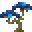 蓝色发光蘑菇