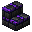 紫黑石砖楼梯